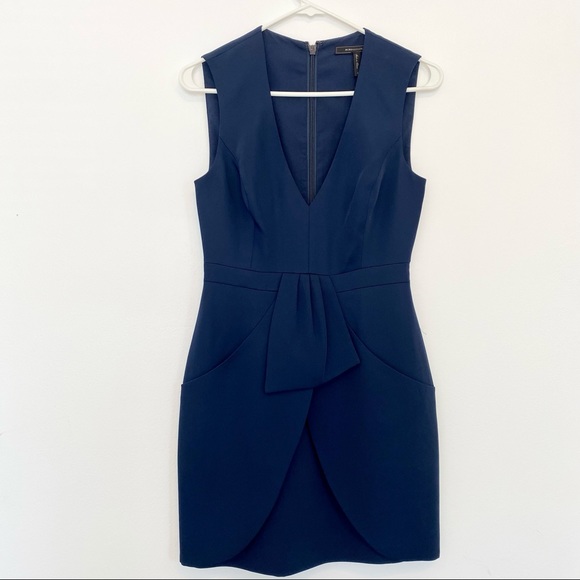 BCBGMAXAZRIA Clare Dress Dark Navy - Picture 2 of 11